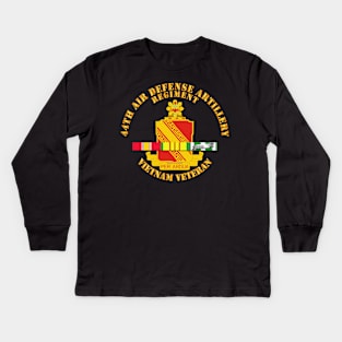 44th Air Defense Artillery Regiment w VN SVC Kids Long Sleeve T-Shirt